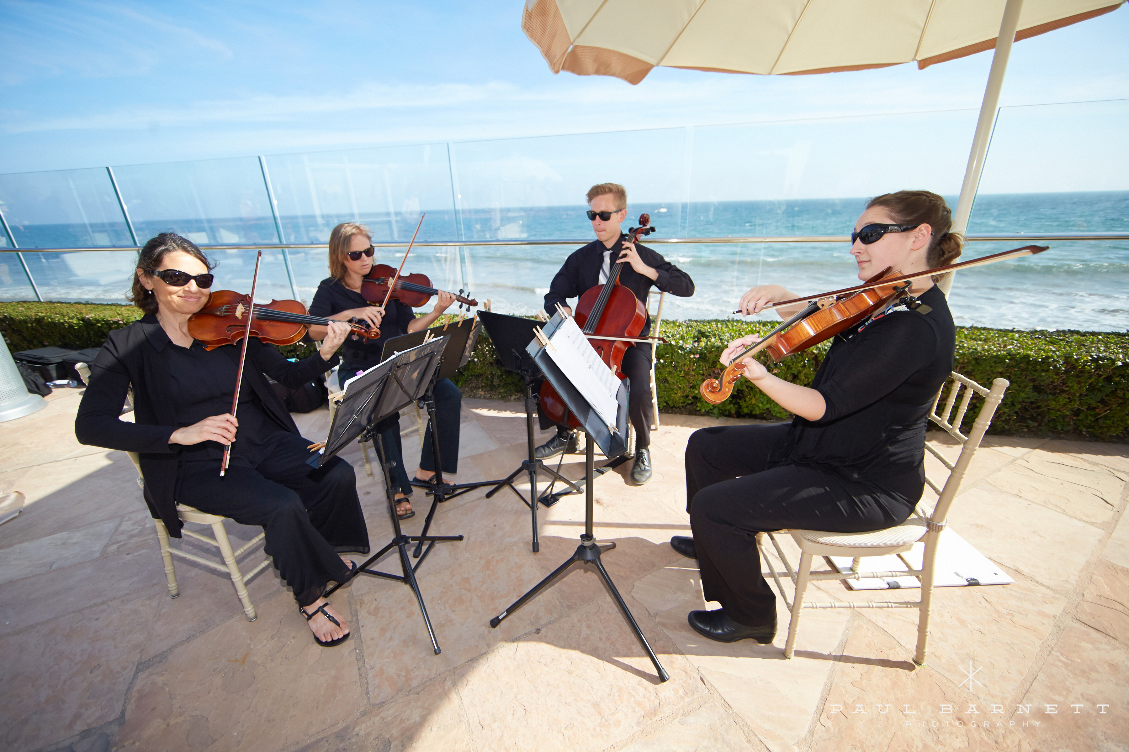 Santa Barbara String Quartet performing at the Coral Casino